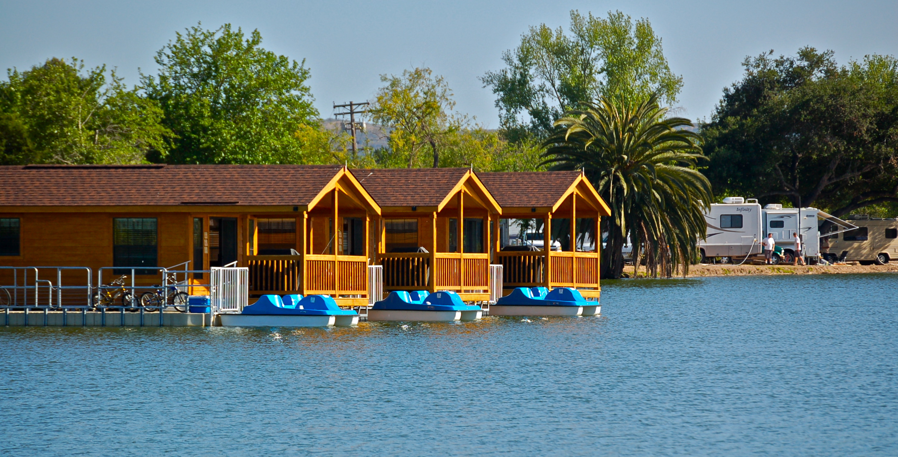 Floating cabins